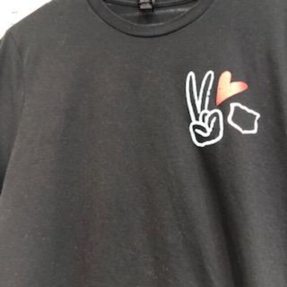 Mod Love Unisex Black T-Shirt Size M Pre-Owned. - Picture 14 of 14